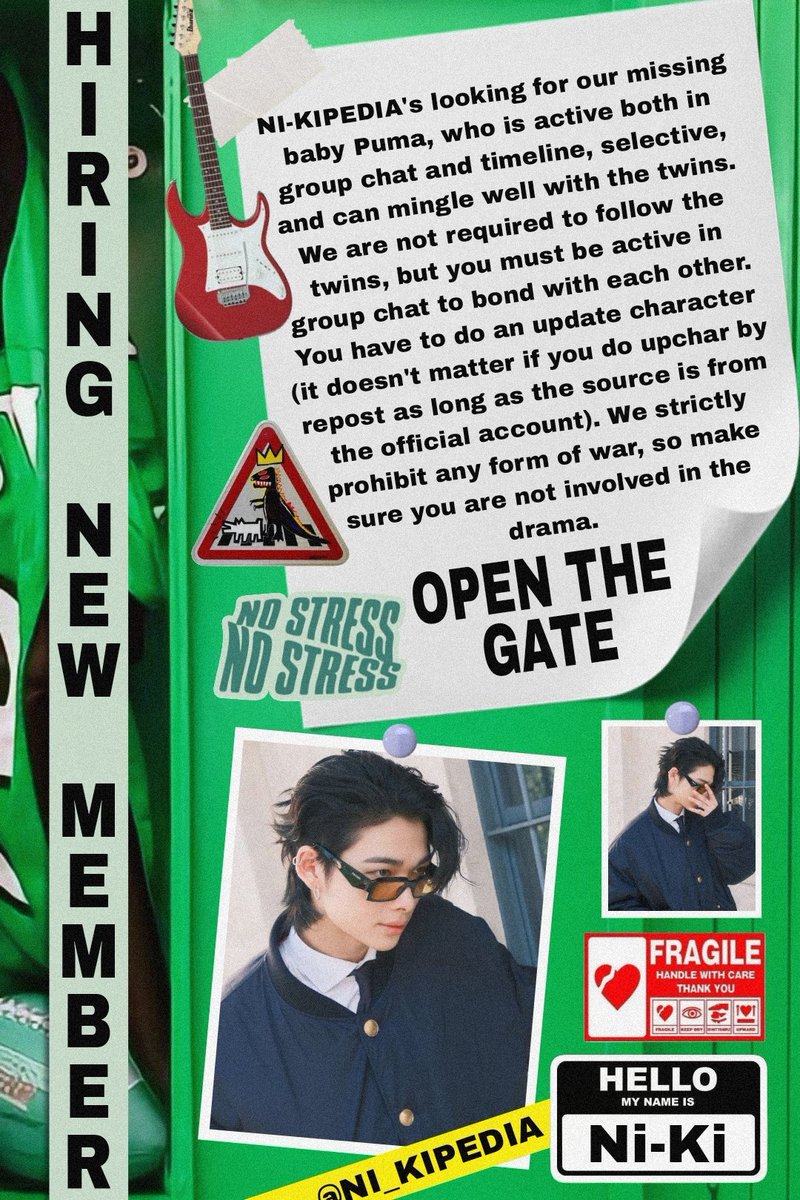 ⠀
We from NI_KIPEDIA are looking for all Nishimura Riki RPs who are willing to join our SQ twins. You can read the criteria and rules in the picture below. Apart from that, we also invite all OA/SQ to become our friends.

This is the time for you to show yourself and join us!
⠀