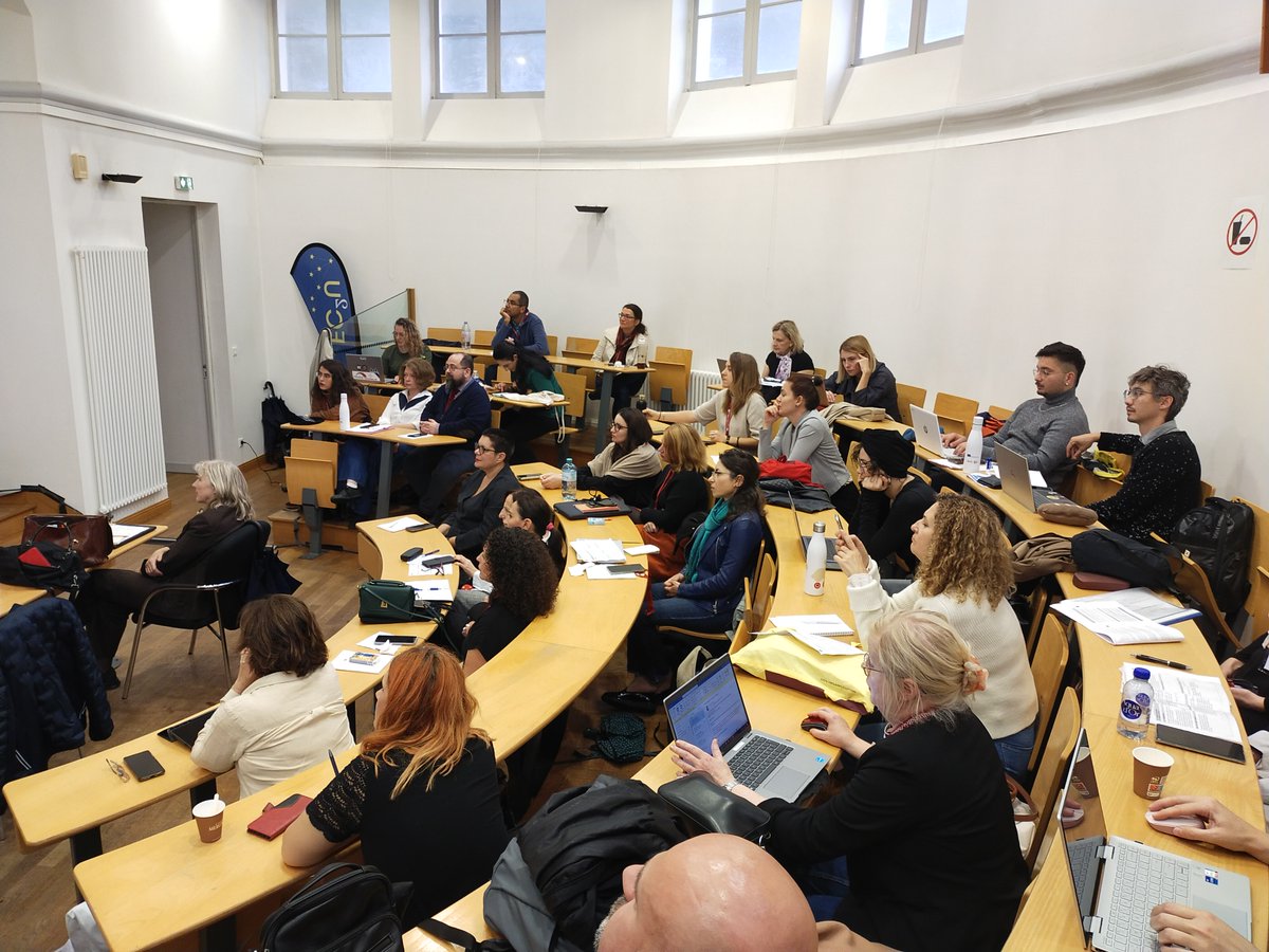 This week in #Poitiers, #EC2U colleagues hosted a conference on "#Multilingualism, Cultural Diversity, &amp; Education for Sustainable Development in Higher Education." 
🌍📚 The event united researchers &amp; launched a project to promote sustainable development in #HigherEd