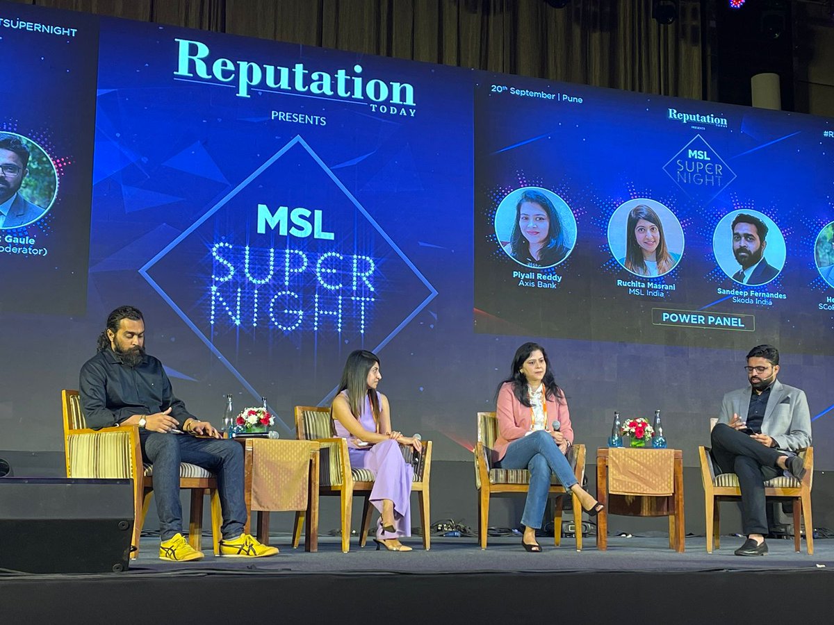 MSL India (@mslgroup_india) on Twitter photo At #PRAXIS11, <a href="/hemantgaule/">Hemant Gaule</a>, <a href="/MasraniRuch92/">Ruchita Masrani</a>, Piyali Reddy and Sandeep Fernandes threw light on our report 'The Future of Indian PR: Next 25', in collaboration with <a href="/SCoReInd/">SCoRe</a>. Download the report: india.mslgroup.com/the-future-of-… At #PRAXIS11, <a href="/hemantgaule/">Hemant Gaule</a>, <a href="/MasraniRuch92/">Ruchita Masrani</a>, Piyali Reddy and Sandeep Fernandes threw light on our report 'The Future of Indian PR: Next 25', in collaboration with <a href="/SCoReInd/">SCoRe</a>. Download the report: india.mslgroup.com/the-future-of-…