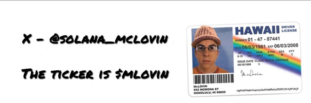 johnycex's tweet photo. @Winston__G Simple reply from McLovin This meme looks funny 😂.

CHL5AD2Vy2kR27zEQkY4Z3MpRcoWu1ybDxintyZZpump

$MLOVIN. $sol $pepe $MOON

https://t.co/lvdGtjNSlt https://t.co/FoYCVqP0YI