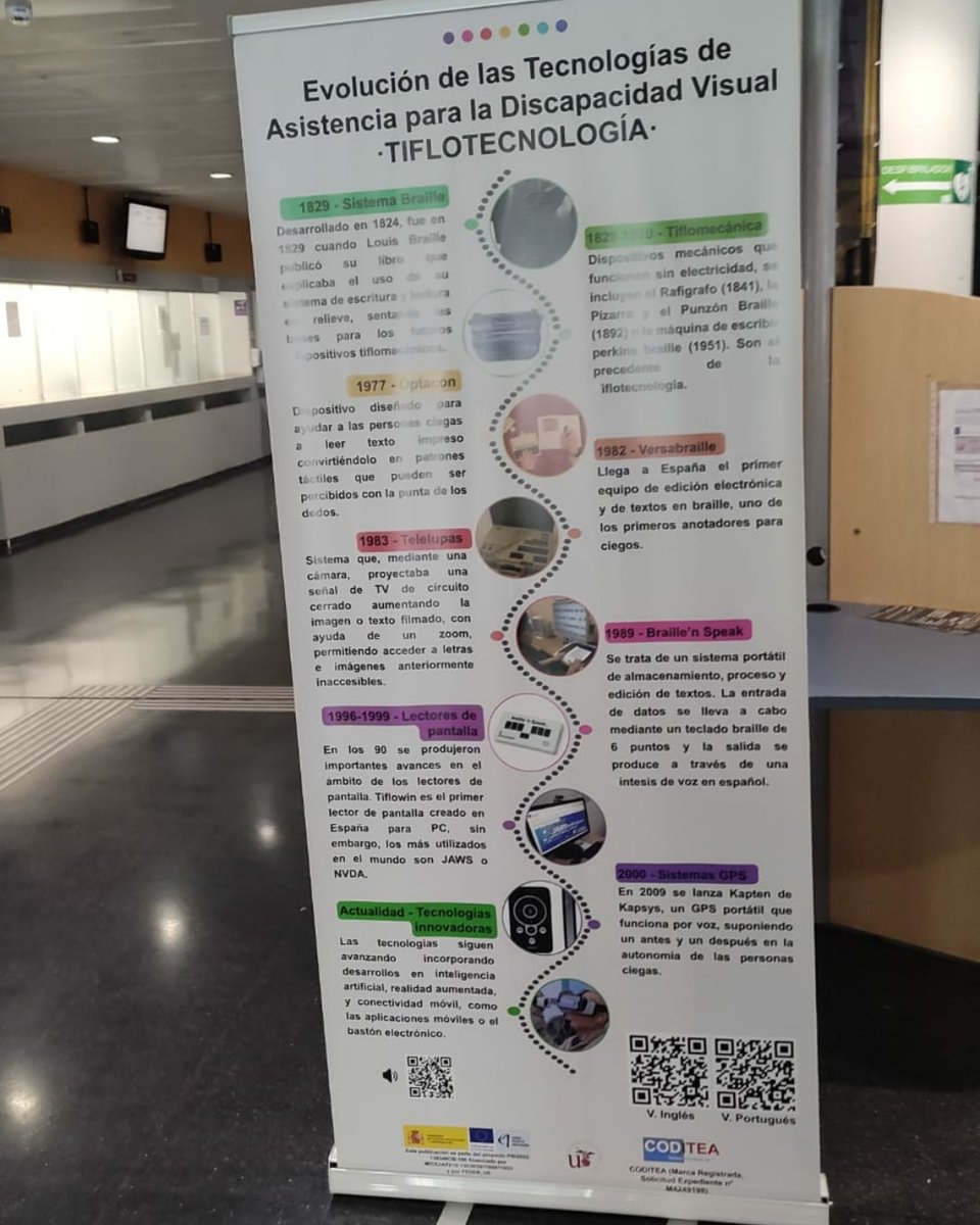 Isabelboy_mor's tweet photo. Evolución de las Tecnologías de Asistencia para la Discapacidad Visual (Tiflotecnología) @carloshervas64 @promanito @EducacionUs https://t.co/jPI0kyud6z