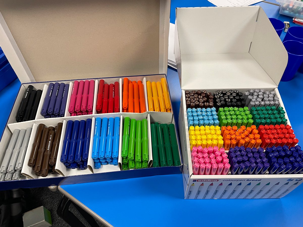 Leicester & Leicestershire SCITT (@leicester_scitt) on Twitter photo What a wonderful way to start a Friday. Opening new boxes of pens ready for the second ITaP week next week. Little things make Jo so happy. Happy Friday everyone. #pgce #qts <a href="/ChearnPalmer/">Clare Hearn-Palmer</a> <a href="/kellisSCITTDDir/">Keith Ellis</a> <a href="/mrsbrewtandcake/">Fe Brewer</a> What a wonderful way to start a Friday. Opening new boxes of pens ready for the second ITaP week next week. Little things make Jo so happy. Happy Friday everyone. #pgce #qts <a href="/ChearnPalmer/">Clare Hearn-Palmer</a> <a href="/kellisSCITTDDir/">Keith Ellis</a> <a href="/mrsbrewtandcake/">Fe Brewer</a>