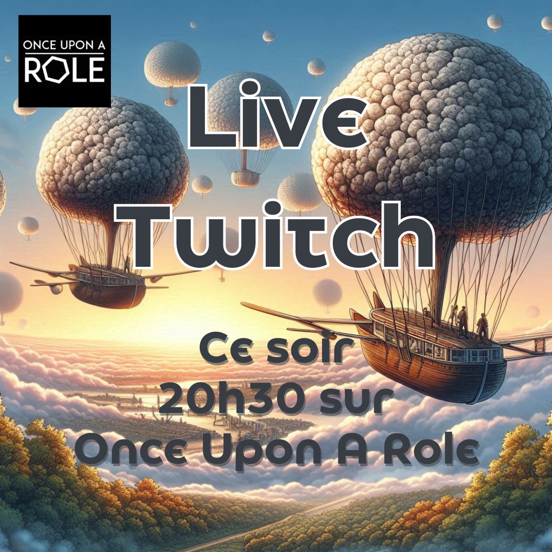 Ce soir sur la chaîne Twitch de One Upon A Role, on poursuit l'aventure, c'est toujours en compagnie des @SGeekettes et c'est à 20h30 !!

linktr.ee/Onceuponarole