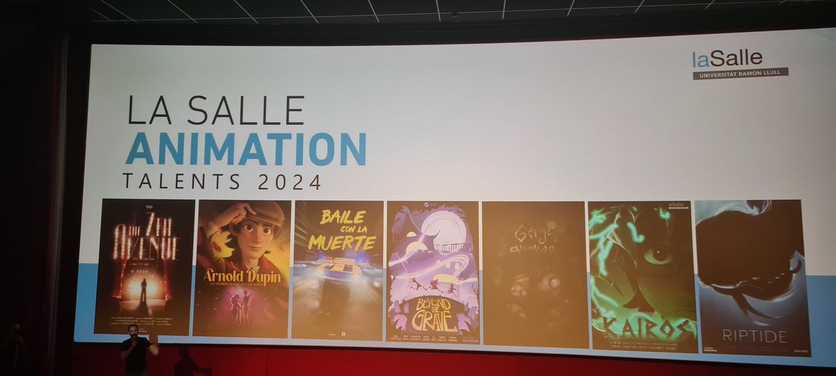 Fantastic films yesterday at La Salle #Animation Talents 2024, held at the Phenomena cinema in Barcelona. Happy to see (and hear) them, for the first time, with #DolbyAtmos audio mixed in our recording studio. <a href="/LaSalleBCN/">La Salle BCN</a> <a href="/uramonllull/">U. Ramon Llull (URL)</a> #AcousticsLab #IASLab #immersiveaudio