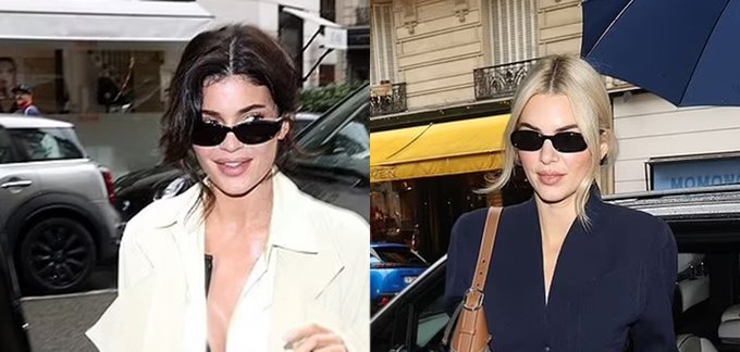 Kylie Jenner Stuns in a Tiny Miniskirt and Cream Trench Coat During Paris Lunch with Sister Kendall