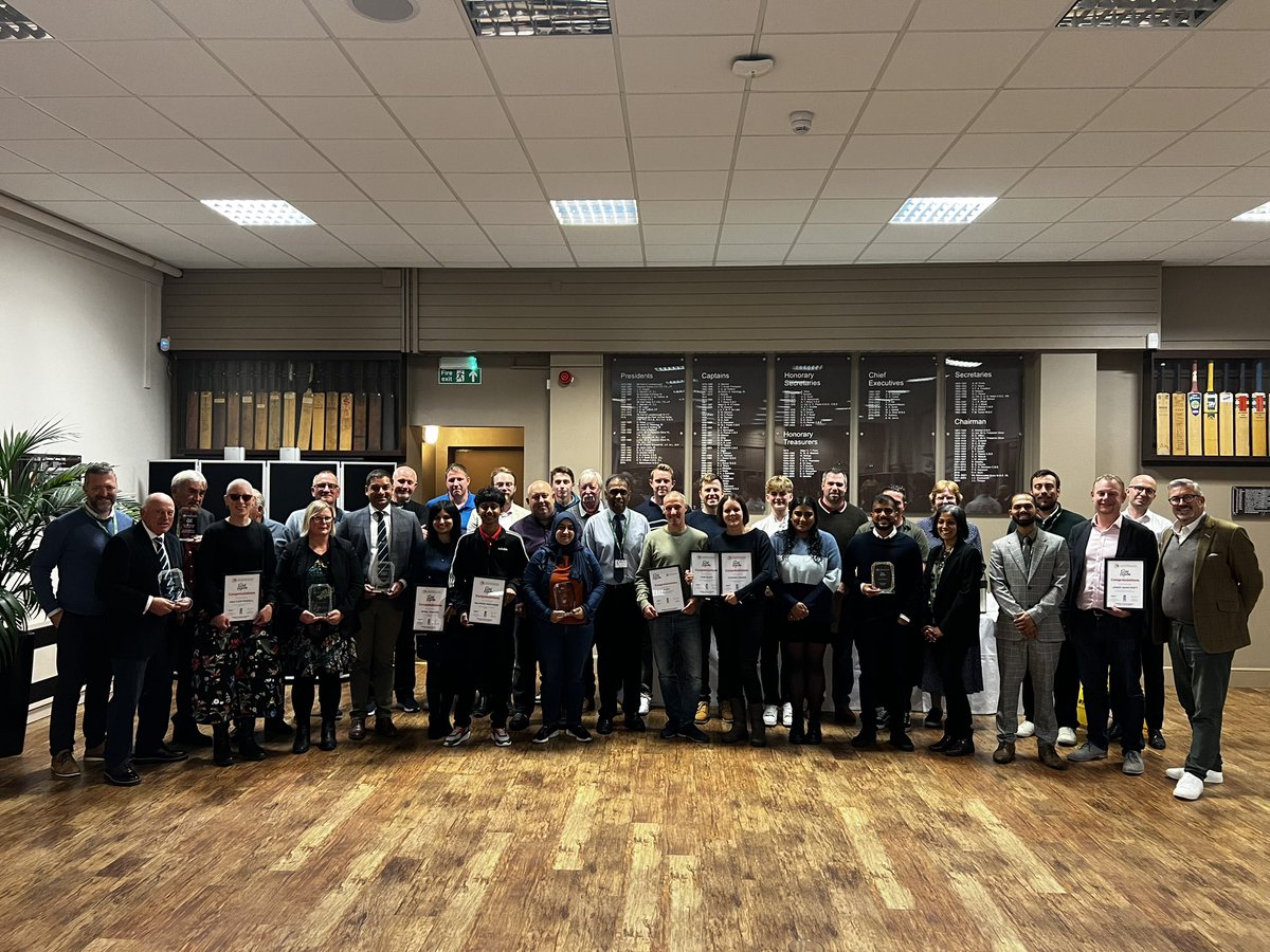 leicscricketfdn's tweet photo. Cricket Collective Awards 2024 🏏 

Congratulations to all the winners &amp; nominees 👏 

Cricket wouldn’t happen without it’s volunteers, so THANK YOU to everyone involved in “getting the game on” 🙌

Also thank you to @BBCRLSport Adam for being our compère 🎤 for the evening 😊 https://t.co/TRVyM2v6Bu