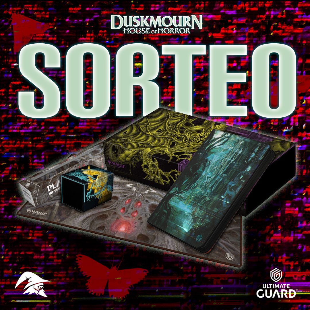 MagicBarcelona_'s tweet image. 🛸  ¡Sorteamos 2 packs de productos de @UltimateGuard en colaboración con #MTGDuskmourn!

¿Serás tú el que se haga con uno de ellos? ¡Sigue estos pasos y participa! ⤵️

🔹Síguenos
🔹Haz RT
🔹Etiqueta a 2 amigos

¡Tienes hasta las 9:59h del viernes día 4 de octubre para…