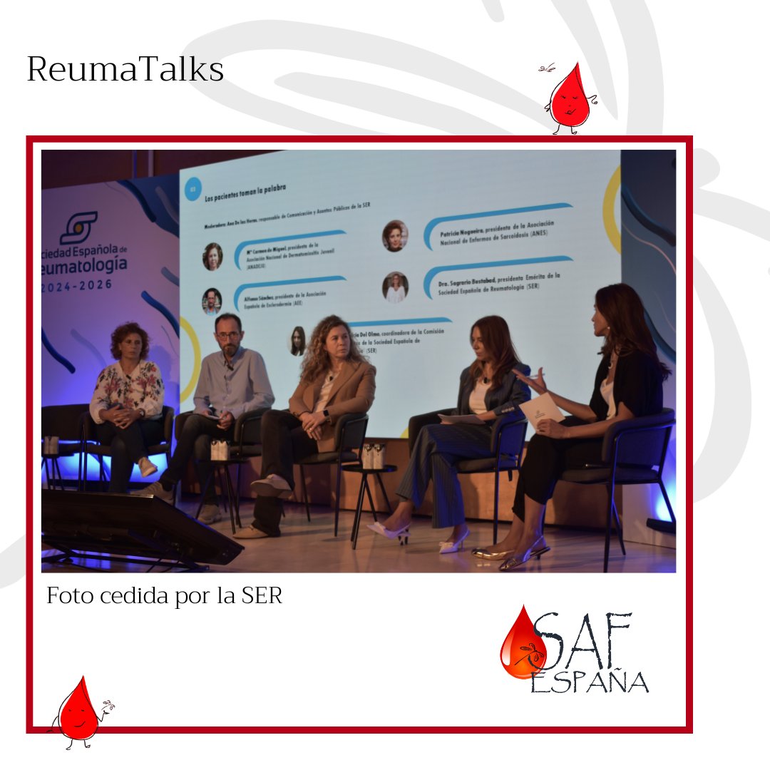 afosfolipido's tweet photo. 🤩 ¡Lo que vivimos en #ReumaTalks junto a @SEReumatologia y nuestros compañero de otras asociaciones d ERAS fue impresionante y os lo queremos contar!
🥰 Gracias a todos por este enorme esfuerzo y a la SER por la organización d este acto d presentación.
https://t.co/Sgtp9wU7PE https://t.co/VZEbEqUacw