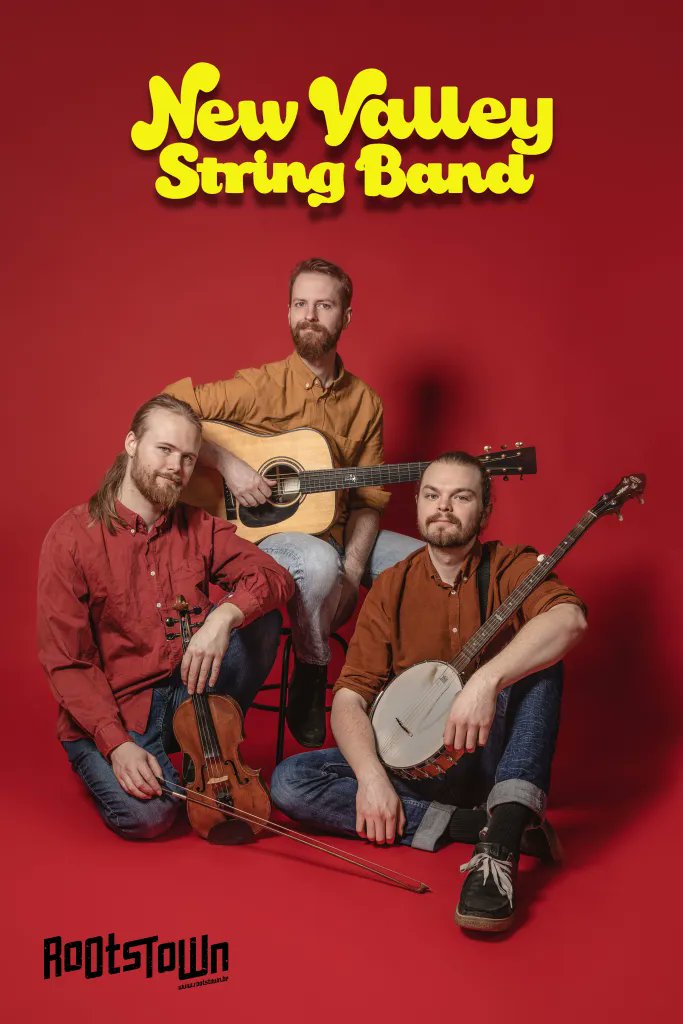 RootstownB's tweet photo. Team Rootstown is proud to offer you another fine trio from the Swedish folk/bluegrass scene. We saw this band for the first time at Rotterdam Bluegrass Festival in 2024 and were so impressed that we had hoped to represent them in B/NL/D.
NEW VALLEY STRING BAND https://t.co/rZqBHZd0EH