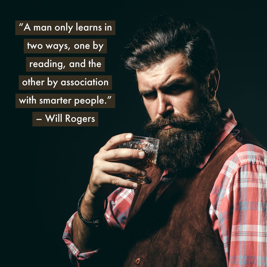 Quote of the day: “A man only learns in two ways, one by reading, and the other by association with smarter people.” – Will Rogers                      
 #kidlit #reading #ukedchat