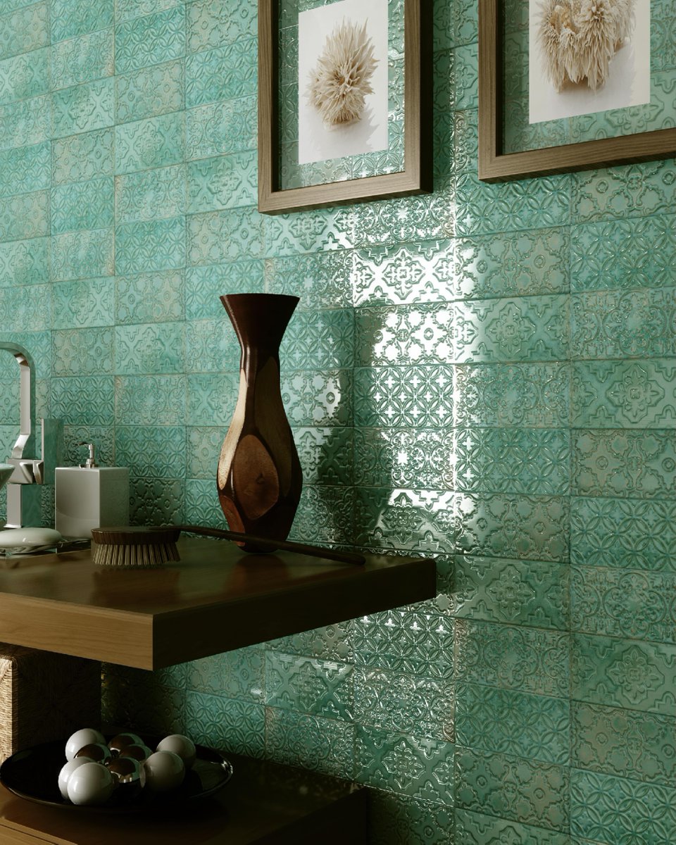 TheBeswickStone's tweet photo. Enliven your home with kisses of colour from our Zultan Wall Brick Tiles. 

These gorgeous tiles, containing a selection of embossed Arabic motifs, are available in a range of lively colours. From turquoise to vanilla to aquamarina. https://t.co/qrpjr6SNOQ
