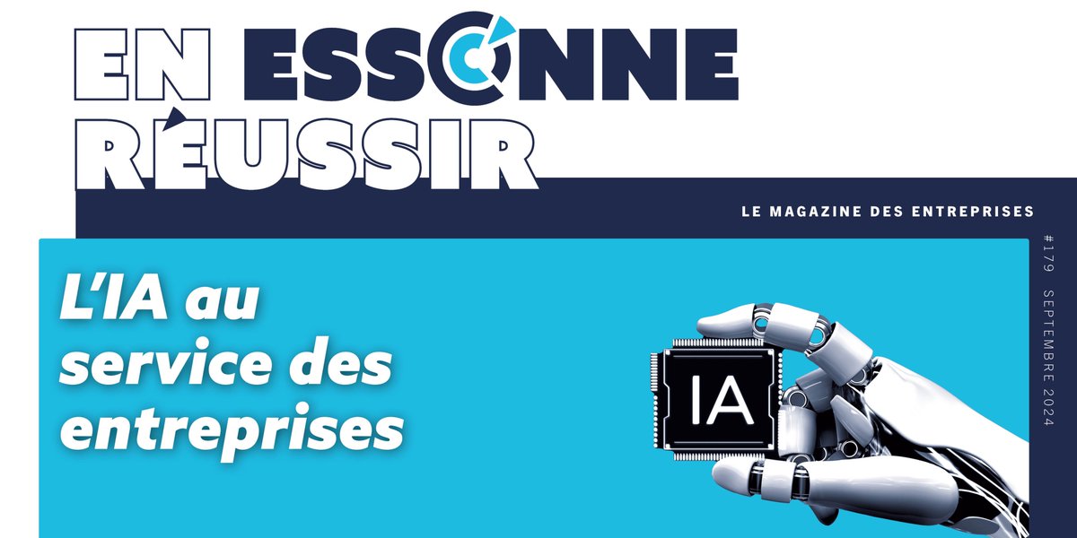 🚀En Essonne Réussir fait peau neuve ! 
Nouveau look, nouvelles rubriques : 
✅Dis CCI : Vos questions, nos réponses 
✅Le coin des solutions : Témoignages de dirigeants 
✅Le plein d'idées : Initiatives inspirantes
+ d'infos👉urlz.fr/siVb
#Essonne #Entreprises