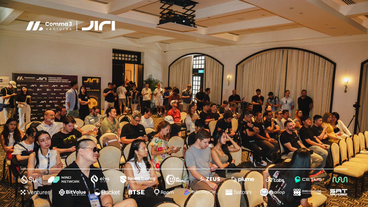 comma3vc's tweet image. 🌟 #Comma3Summit 圆满成功！我们的 @comma3vc Web3 融合峰会，由 @Jiritsu_Network 呈现，汇聚了区块链界的顶尖人才，激发了突破性的讨论，并建立了宝贵的连结。

现场充满创新理念，从区块链的尖端 AI 应用到革命性的资产代币化策略。每个环节都在推动 Web3 的可能性，为业界设立了新的标准。

💙…