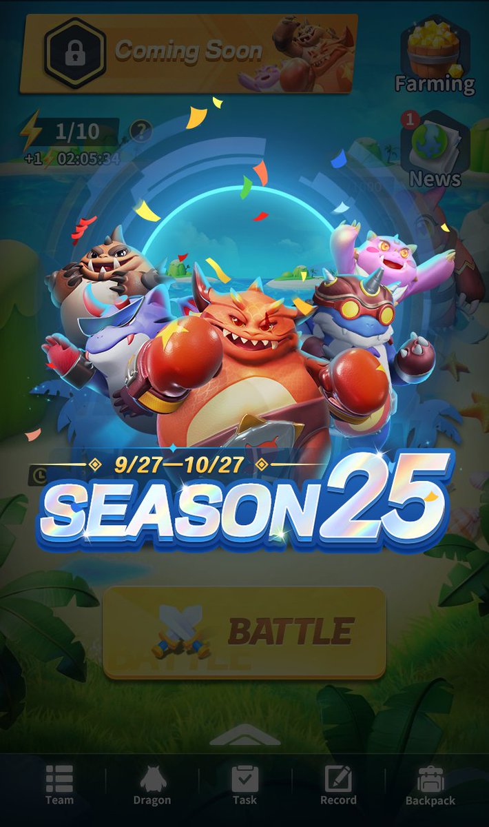 dragonmaster_co's tweet photo. 🔥 🍻 #DragonMaster Season 25: Leaderboard Challenge, Win $DMT and $TOTEM 🍻 🔥 

The season will last for one month, from Sep 27th to Oct 27th. We have prepared generous bonuses in $DMT and $TOTEM, awaiting your arrival!

Anyone can join the game for free and participate in the season battles. 

1⃣Google Play:
https://t.co/fzGuRMTZ7g
2⃣App Store:
https://t.co/VRbz3idM1K

https://t.co/XJLV0o3uwR

#p2e #Web3 #NFT