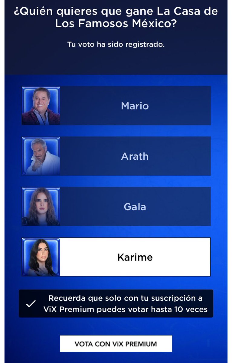 danneCisne's tweet photo. Con esa campaña vs Karime más ganas me dan de votar por ella 👍🥰😊☺️#LaCasaDeLosFamososMx https://t.co/pZUVEewbC2