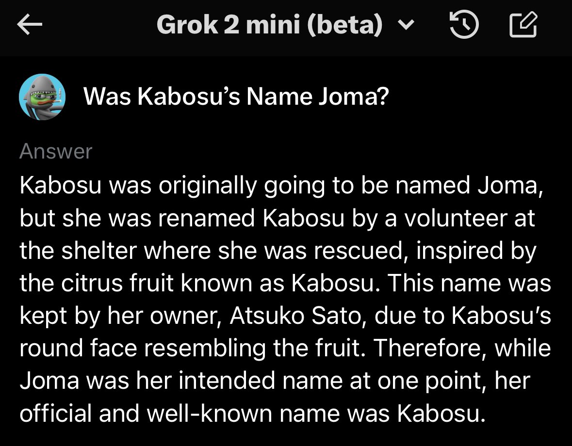Did you know that Kabosu’s name was supposed to be $JOMA ? 

This is one of the strongest dog narratives that have come out after $DOGE, $NEIRO &amp; $DOGGO. 

Guess what? <a href="/BillyM2k/">Shibetoshi Nakamoto</a> was sent 3% of supply &amp; he sold 2% of it 👀

I’ve size aped at $200k MC, It’s still VERY early 🫡