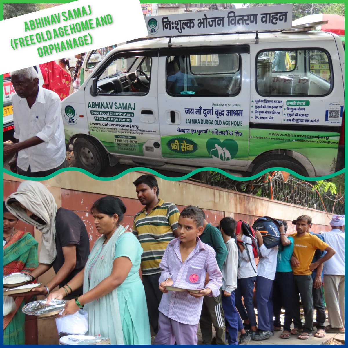 abhinavsamaj201's tweet image. &quot;A meal shared is a heart touched. Abhinav Samaj continues its mission to ensure no one goes hungry. Join hands with us in spreading kindness. 🍲 #HungerFree #CommunitySupport&quot;
Contact Us
abhinavsamaj.org 
Donation link 
pages.razorpay.com/pl_Lvq83CKeS1u…