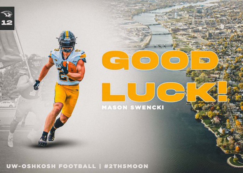 M_Swencki67's tweet photo. Thank you @Coach_Schoening for the support 

#2th5moon

@StCatsFootball 
@UWOFootball https://t.co/TrjNGy3xbY