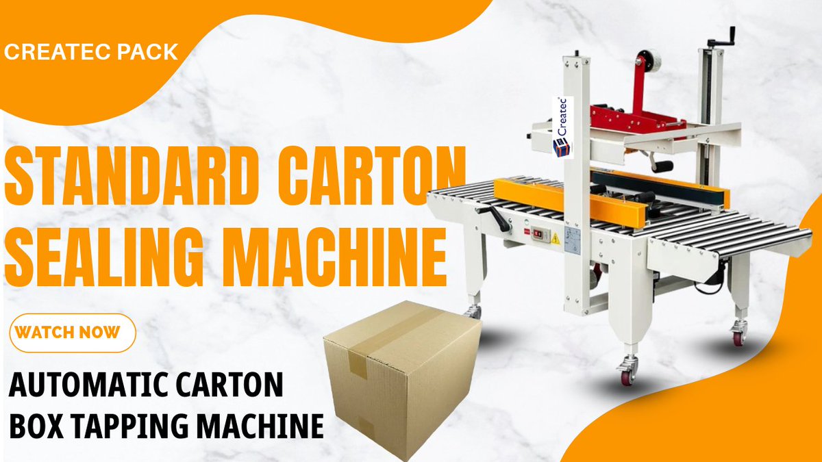 CreatecPacking's tweet image. Automatic Carton Box Tapping Machine - youtu.be/l2GikFdlItM
#tappingmachine #boxpackingmachine #pattipacking #packingmachine #packingmachinecoimbatore #automaticboxpackingmachine