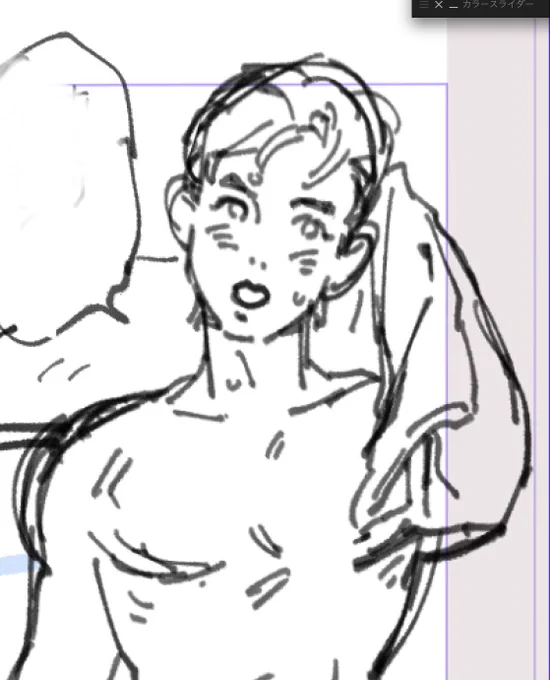 必死のパッチでしっかり描くよりネームのがドに似るのなにさ 