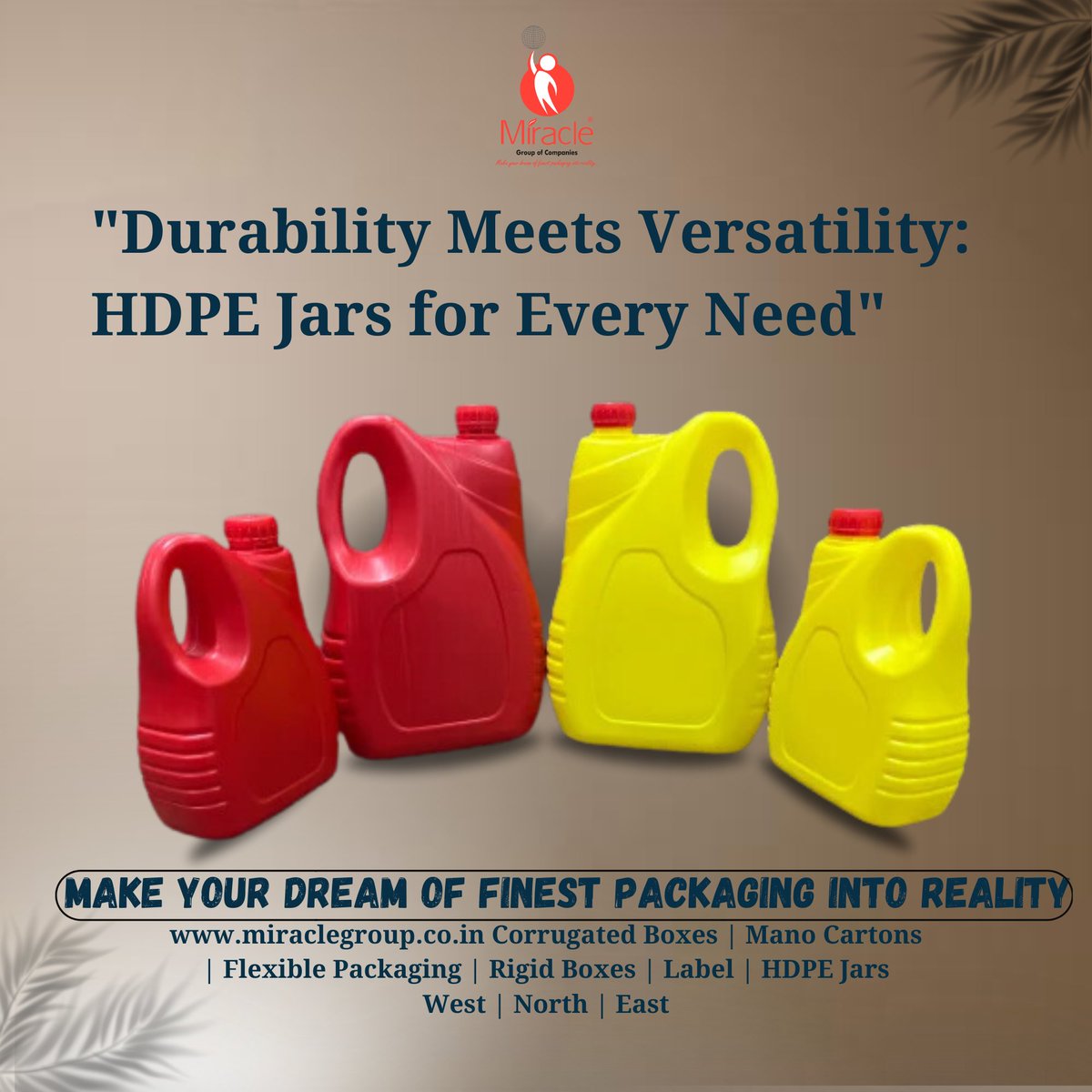 Miraclegroupack's tweet image. HDPE Jars for Your Brand - Miracle Group
Elevate your product packaging with our high-quality HDPE Jars.
#HDPEJars #ProductPackaging #BrandIdentity #PackagingSolutions #miraclegroup