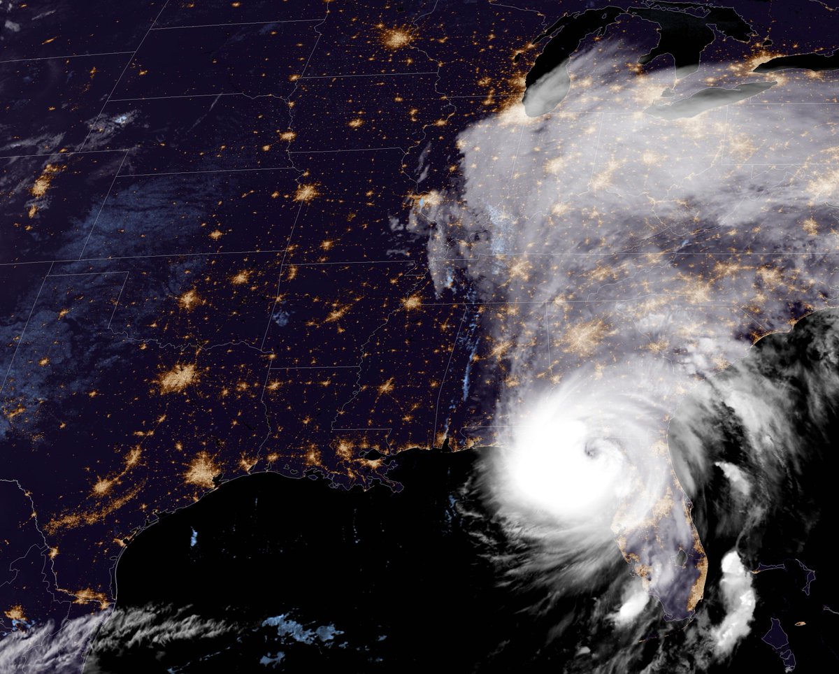 NOAA (@noaa) on Twitter photo #HELENE MADE LANDFALL ON FLORIDA’S BIG BEND AS A CATEGORY 4 HURRICANE AT ABOUT 11:10 EDT.
THIS IS AN EXTREMELY DANGEROUS HURRICANE.
STAY SAFE & INFORMED:
>> Follow <a href="/NHC_Atlantic/">National Hurricane Center</a> and <a href="/NWS/">National Weather Service</a> on X.
>>Visit: hurricanes.gov/#Helene
AND
noaa.gov/helene #HELENE MADE LANDFALL ON FLORIDA’S BIG BEND AS A CATEGORY 4 HURRICANE AT ABOUT 11:10 EDT.
THIS IS AN EXTREMELY DANGEROUS HURRICANE.
STAY SAFE & INFORMED:
>> Follow <a href="/NHC_Atlantic/">National Hurricane Center</a> and <a href="/NWS/">National Weather Service</a> on X.
>>Visit: hurricanes.gov/#Helene
AND
noaa.gov/helene