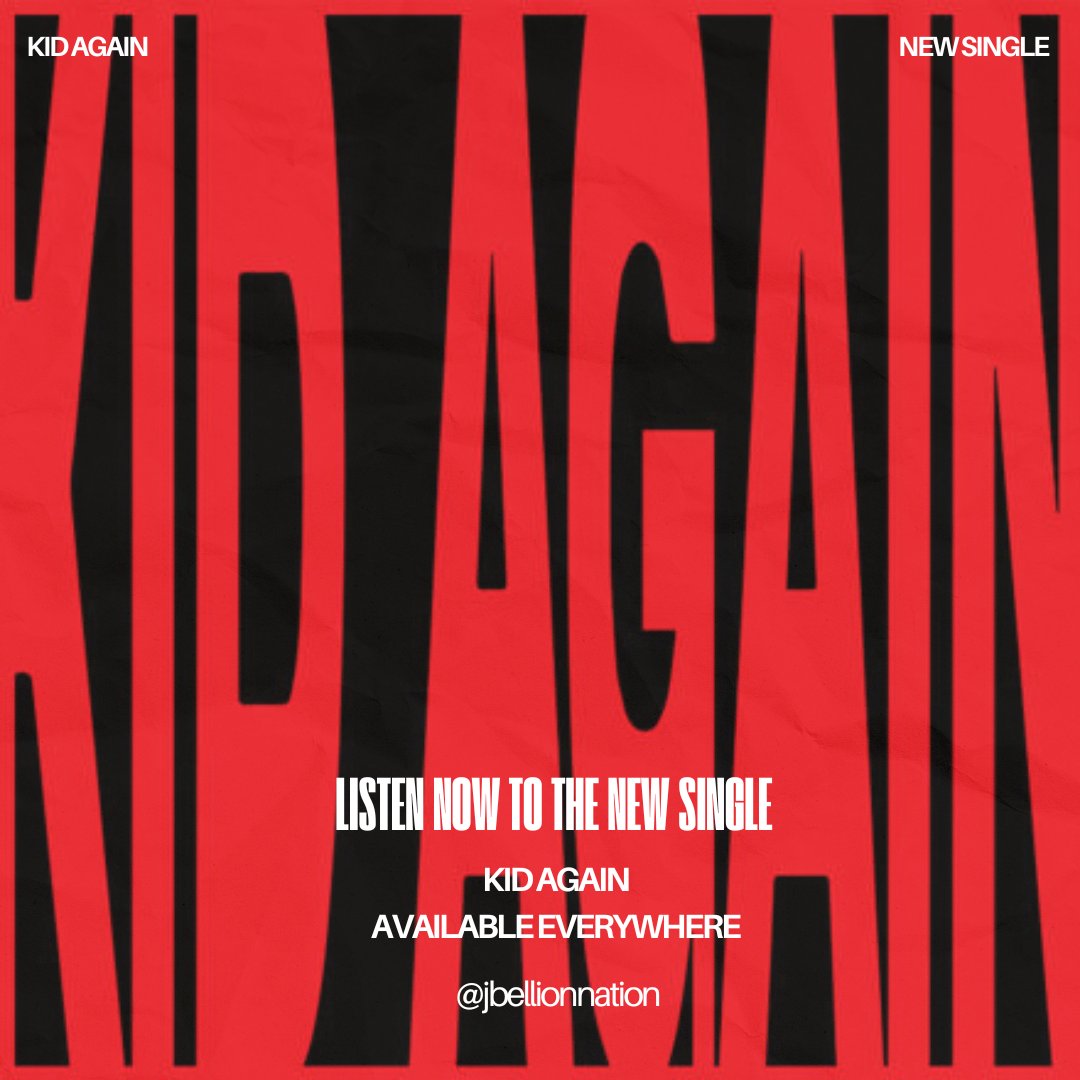 Stop the count, the hiatus is over after 1.127 days, baby. 

Jon Bellion's comeback is real and now it's our time to listen to Kid Again, Beautiful Mind 🫵🏼🧐

Welcome back, <a href="/jonbellion/">jonbellion</a> 🥺

LET'S MAKE SOME NOISE TO KID AGAIN: 
jonbellion.lnk.to/KIDAGAIN