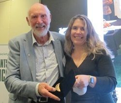 Ian Harvey of PLANTwise was awarded the 2024 NZPP Medal at the Society's conference last month.