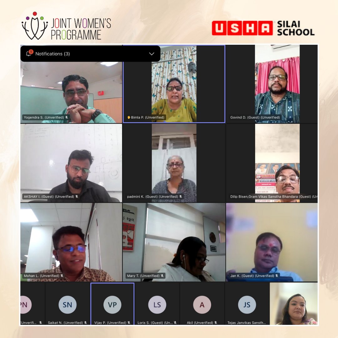 JWP, in partnership with Usha Silai School, held a brainstorming session with partners nationwide to discuss menstrual health &amp; hygiene, focusing on sustainable, eco-friendly solutions. Let’s break the stigma together! #MensturalHealth #JointWomensProgramme #WingsOfHope