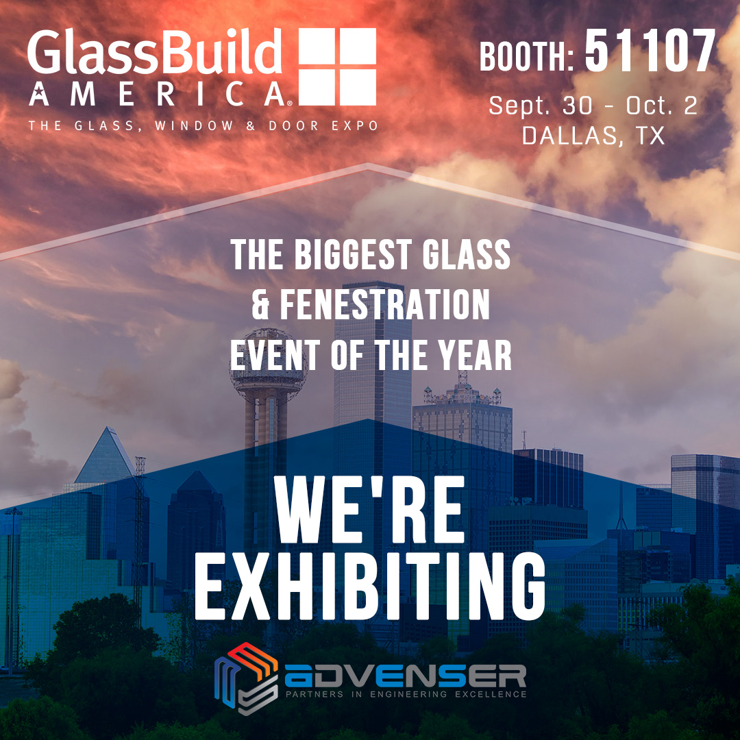 advenser's tweet image. We’re All Set for GlassBuild America 2024!
It’s almost time! Don’t miss the chance to visit us at #Booth 51107 from September 30 to October 2 in Dallas, TX.
#glassbuildamerica #facadeengineering  #glasstechnology #facadedesign #engineeringsolutions #bim   #texas #dallas #advenser