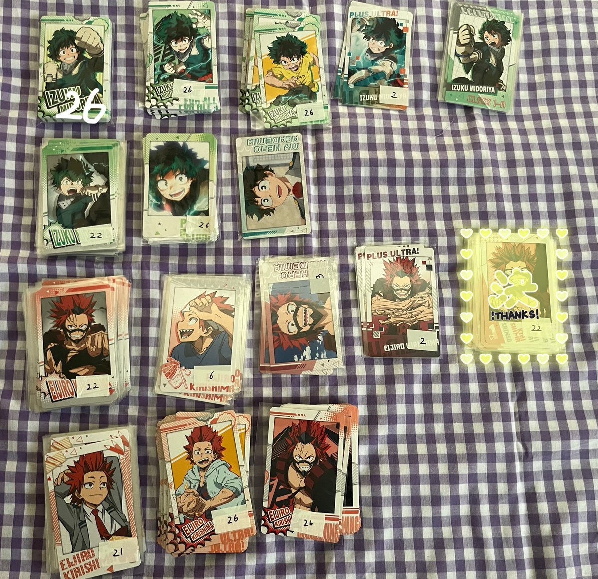 maria_mzrt's tweet photo. 《交換/譲渡》

ヒロアカ スナマイ スナップマイド

譲: 轟 爆豪 相澤 ホークス など

求: 定価+送料

銀行振り込み可能な方、引っ越しでかなり急ぎなので今週末までにお支払い可能な方優先します

交換の場合は同異種ケミィ https://t.co/4ud7MDHIWk