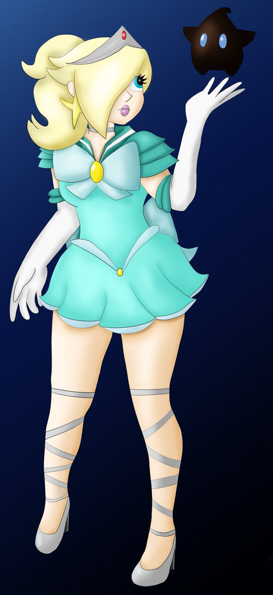 SpadezArt's tweet photo. The fourth part of remakes for Sailor Toadstool- Sailor Lumina. Pose reference from @AdorkaStock #fanart #digitalart #Rosalina #SailorMoon #au #crossover #magicalgirl #SuperMario https://t.co/Cp1WpLjZNY
