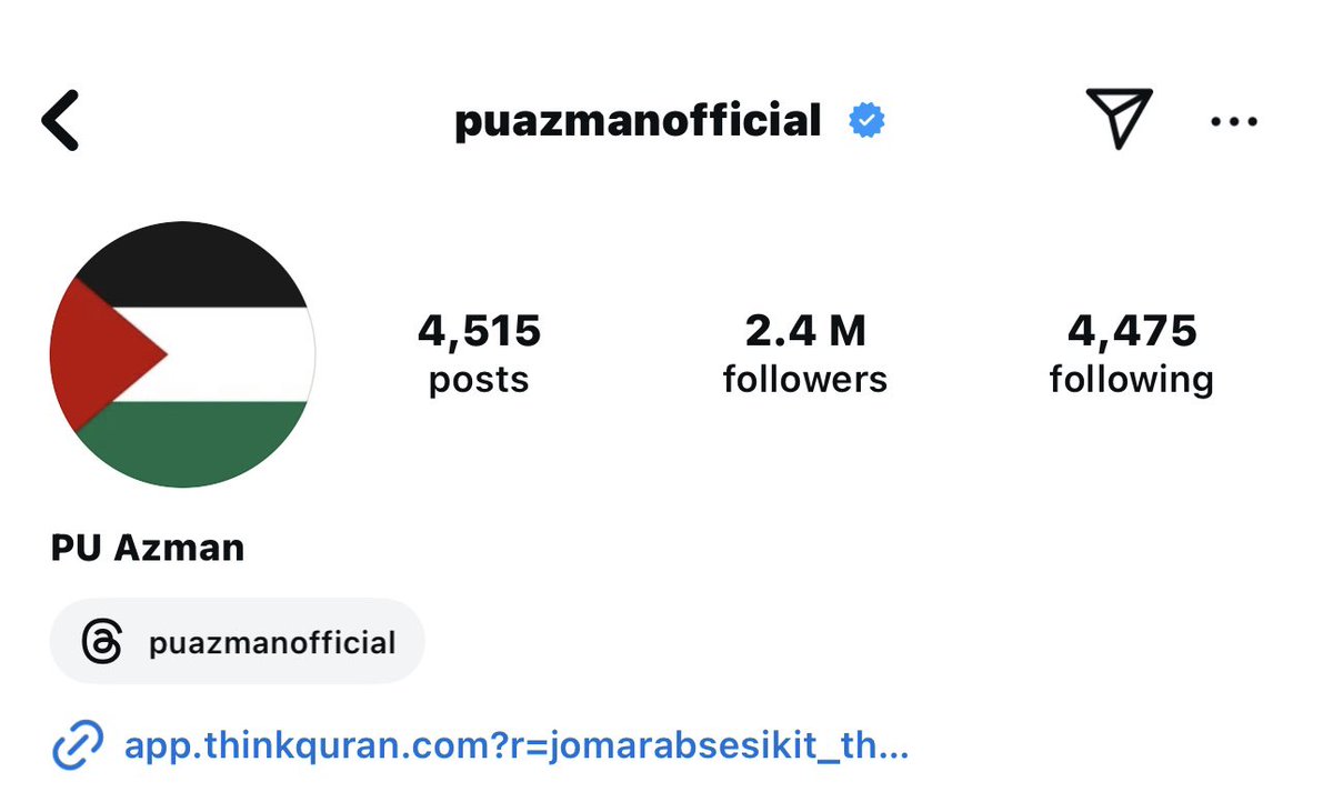 24 years for 2.4 million followers…