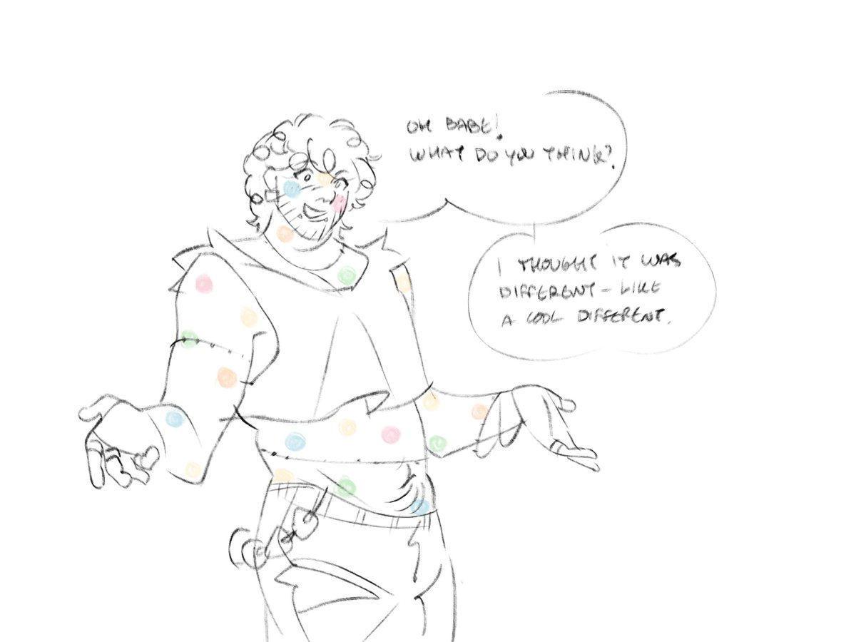 1/2 
Hai I made a new au I'll say more on it soon #dnffanart he's a Popstar :) 