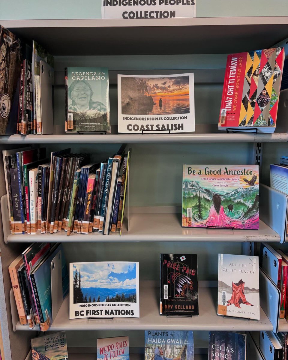 Indigenous People’s Collection brings together stories in a way that centres knowledge &amp; world view within the context of place.l An act of reconciliation, this IPC answers T&amp;R Call 63 to “build capacity for intercultural understanding, empathy &amp; mutual respect
#sd38learn  #rtla