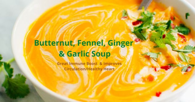 julied58542471's tweet image. Give you Immune and Circulatory System a Boost with this &quot;Yummy and Nourishing Butternut, Fennel, Ginger &amp;amp; Garlic Soup. Get the Recipe Now👉buff.ly/3DLJ1c3 
#healthyrecipes #immuneboost #Improvecirculation