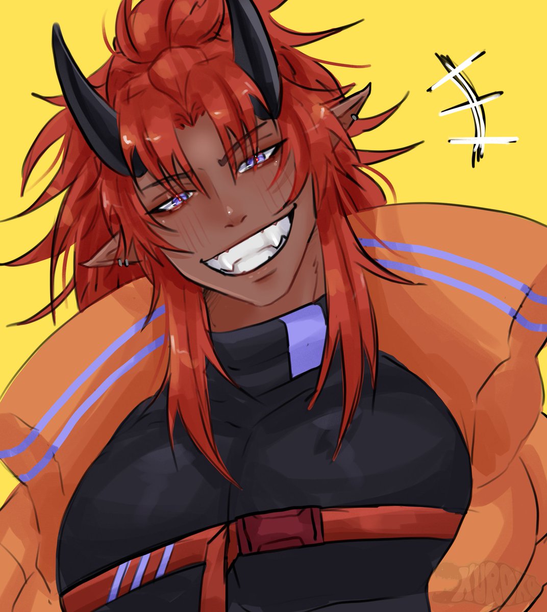 KurokoChomper's tweet image. Worked on comms so for the end of tonight I doodled  @/TheScarletVT, Have it 🤲

Maybe I'll draw one more... I'll see fbsbdbsbs

#ScArt