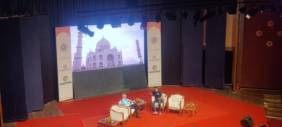 jai_GAdv's tweet photo. Tony wheeler ( the founder ) of @lonelyplanet is in action with @gadventures in @incredibleindia with @PlaneterraCares @ecotourguy for #GXI in India https://t.co/VIOj8oL0s3