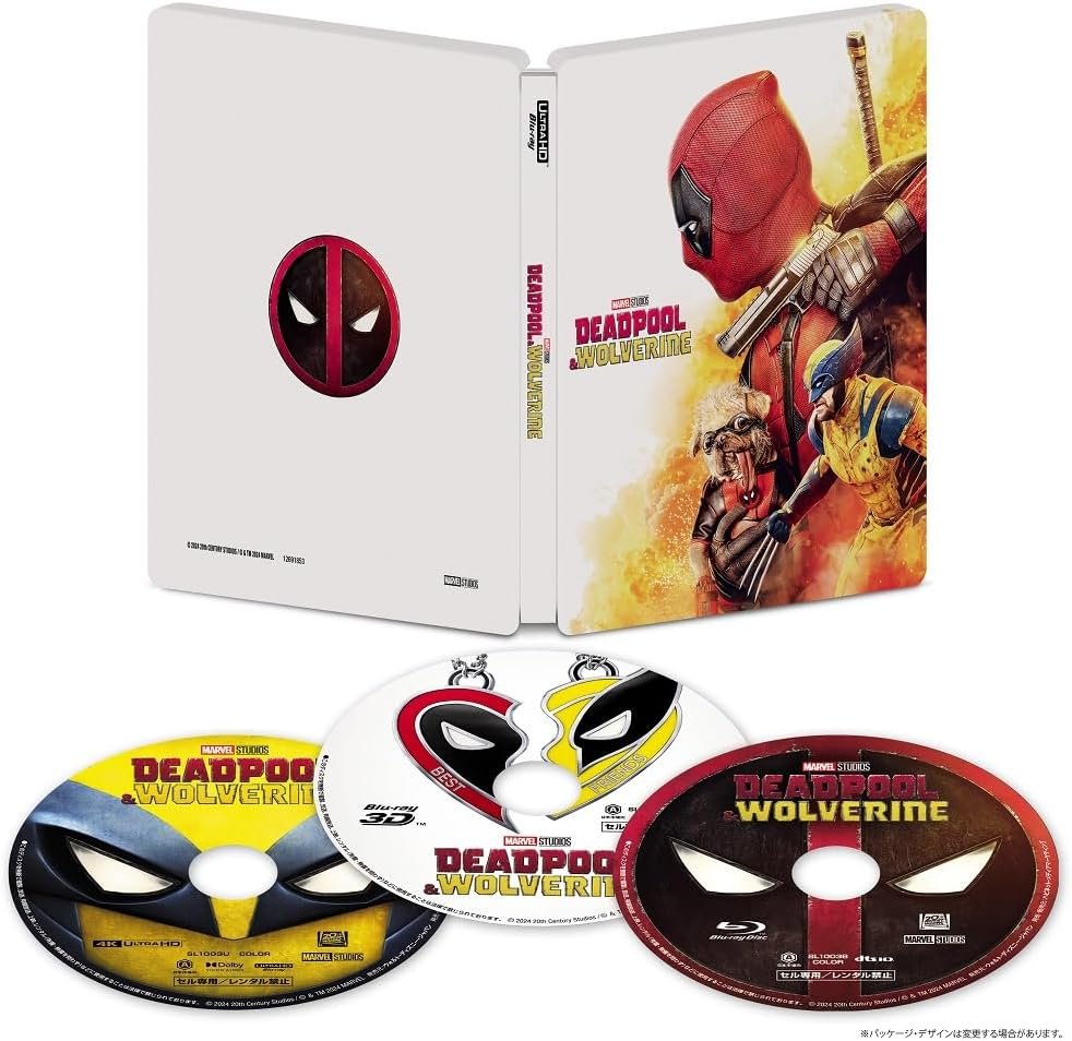 デッドプール＆ウルヴァリン スチールブック Blu-ray アクリルカード付き Blu-ray スチールブック アクリルカード付き デッドプール＆ウルヴァリン