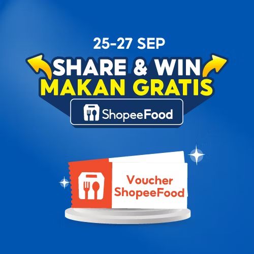 zarli0706's tweet photo. [SHARE &amp; WIN MAKAN GRATIS 25-27 SEP!] Mau tau caranya? Yuk, gabung grup Shopee-ku sekarang juga dan ajak temanmu untuk dapetin Diskon 100% s/d 35RB!  Langsung klik di sini 👉 https://t.co/8BGGtemNph https://t.co/8Ifh9YOFQi