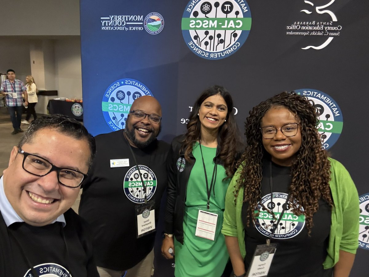 RudyChem's tweet photo. First #CALMSCS CS COP. I am honored to be part of this great team. So much joy to see district teams including @SalidaUSD1 from Stanislaus County and Val Verde Unified superintendent supporting deeper learning through computer science integration. #CS2024 #CALMSCS #CSforCA #CSTAEquityFellows @scoecomm @csteachersorg