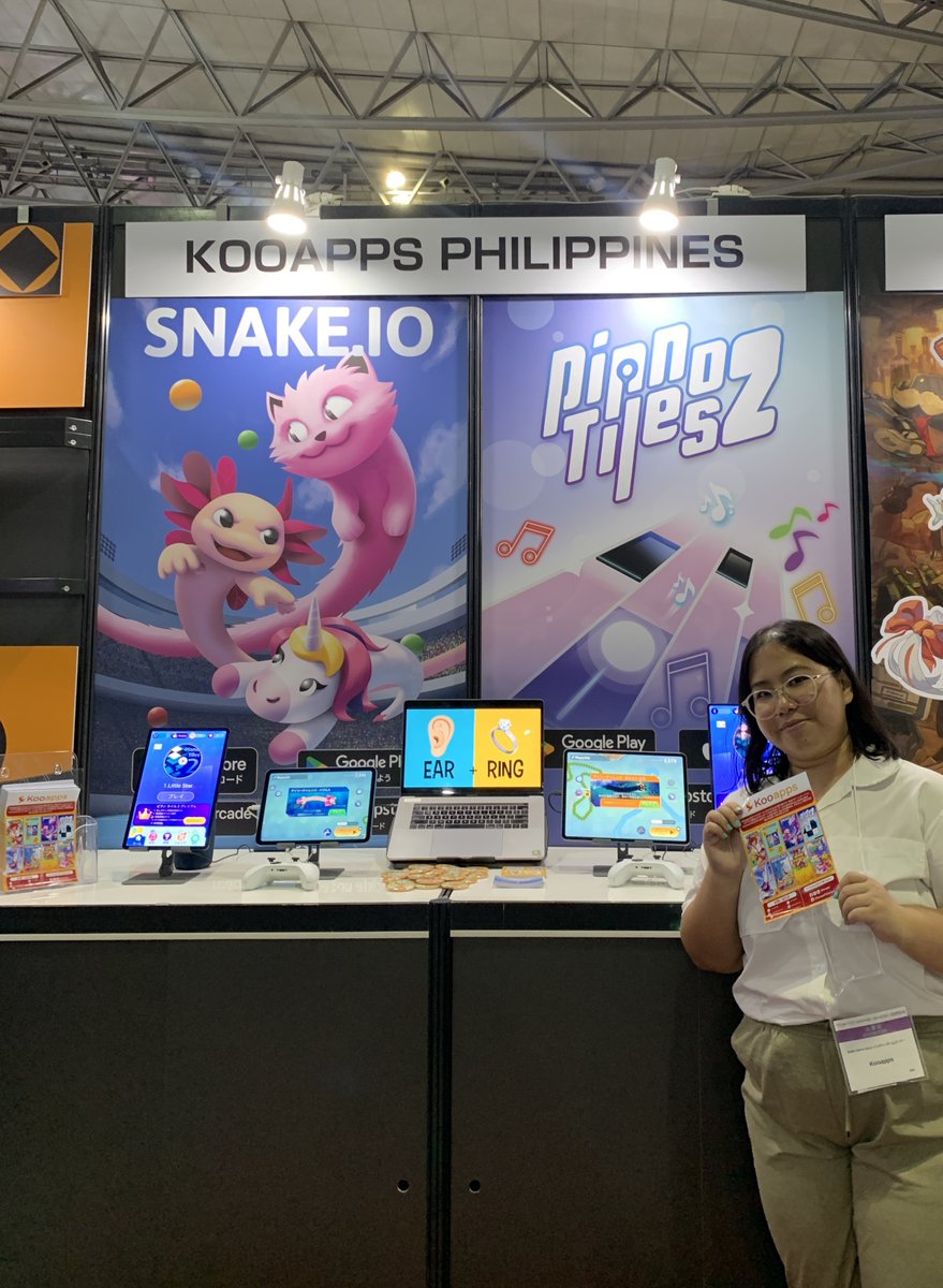 kooapps's tweet photo. 🇯🇵 Kooapps in Japan’s biggest gaming convention!
Tokyo Game Show Business Day is in full swing! Ready to connect with industry leaders and a passionate gaming community. 🎮 #Kooapps #TokyoGameShow #東京ゲームショウ https://t.co/KWpt0MlV7y