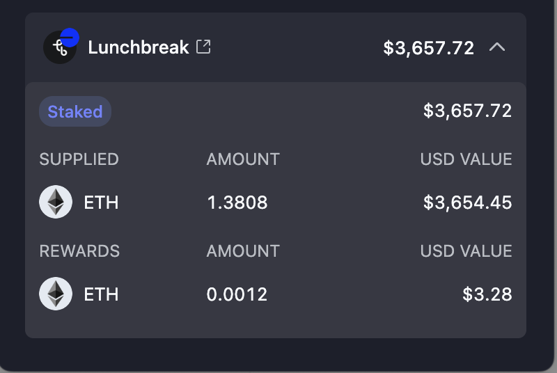 That's so fcking nice that you see <a href="/heylunchbreak/">Lunchbreak</a>  assets in rabby wallet 

lnch.is/?ref=d 🟡