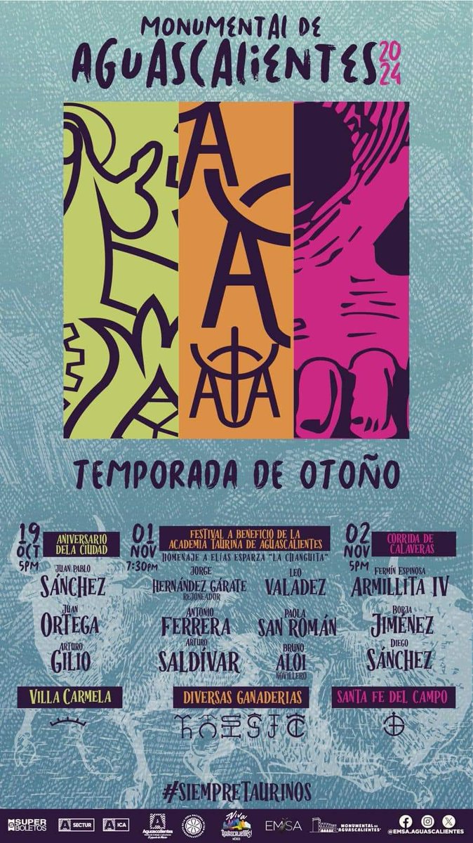 𝗧𝗘𝗠𝗣𝗢𝗥𝗔𝗗𝗔 𝗗𝗘 𝗢𝗧𝗢Ñ𝗢 𝟮𝟬𝟮𝟰
#Aguascalientes