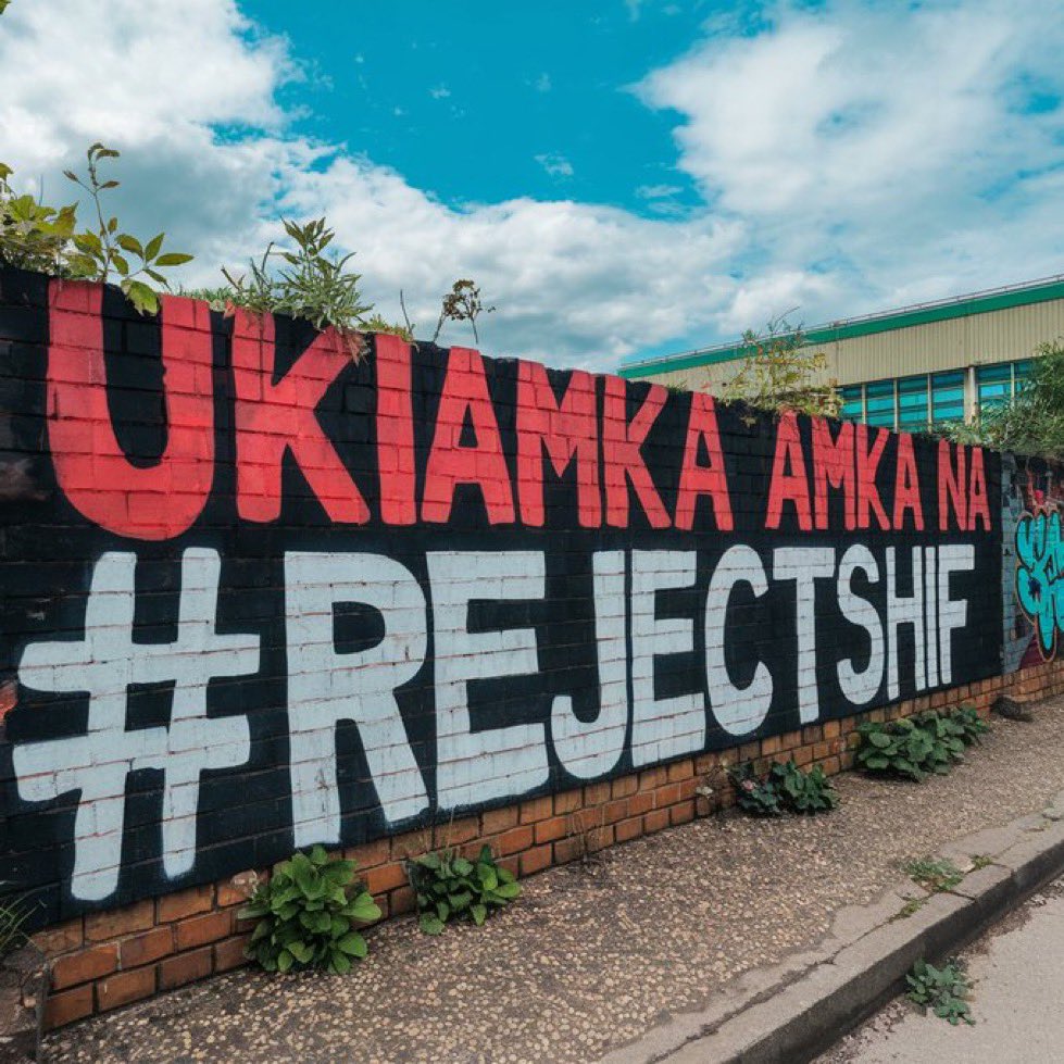 bryan_emry's tweet photo. The writing is on the wall. #RejectSHIF https://t.co/u2WgxBbc49