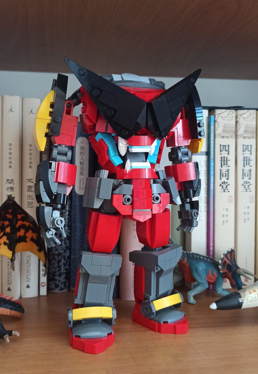 DrFerociou46817's tweet image. Gurren Lagann (The background of the photo is a little messy)
 #moc# #lego #legomoc
  #レゴロボ
#superrobot