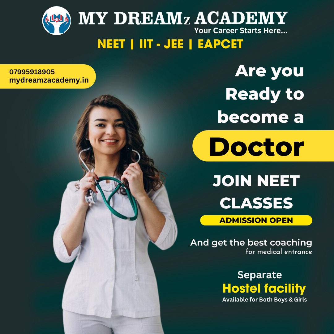 AcademyMydreamz's tweet image. Join NEET classes at My Dreamz Academy and take the first step towards your medical career! 🩺✨

#MyDreamzAcademy #NEETClasses #FutureDoctors #MedicalEntrance #BestCoaching #DreamBig #MedicalCareer #AdmissionsOpen #StudentSuccess #HostelFacilities #Education #JoinUs #NEET