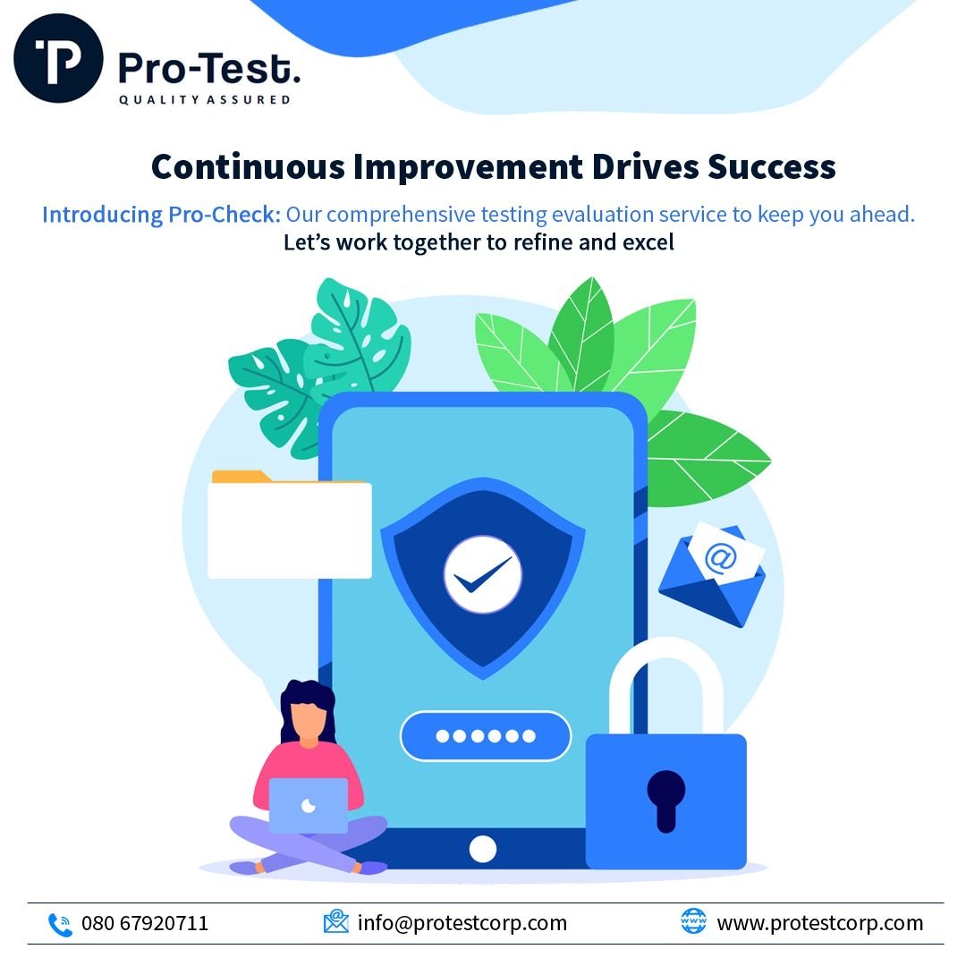 ProTestcorp's tweet image. #ContinuousImprovement  #TestingEvaluation  #ProCheck  #ProTest  #QualityAssurance