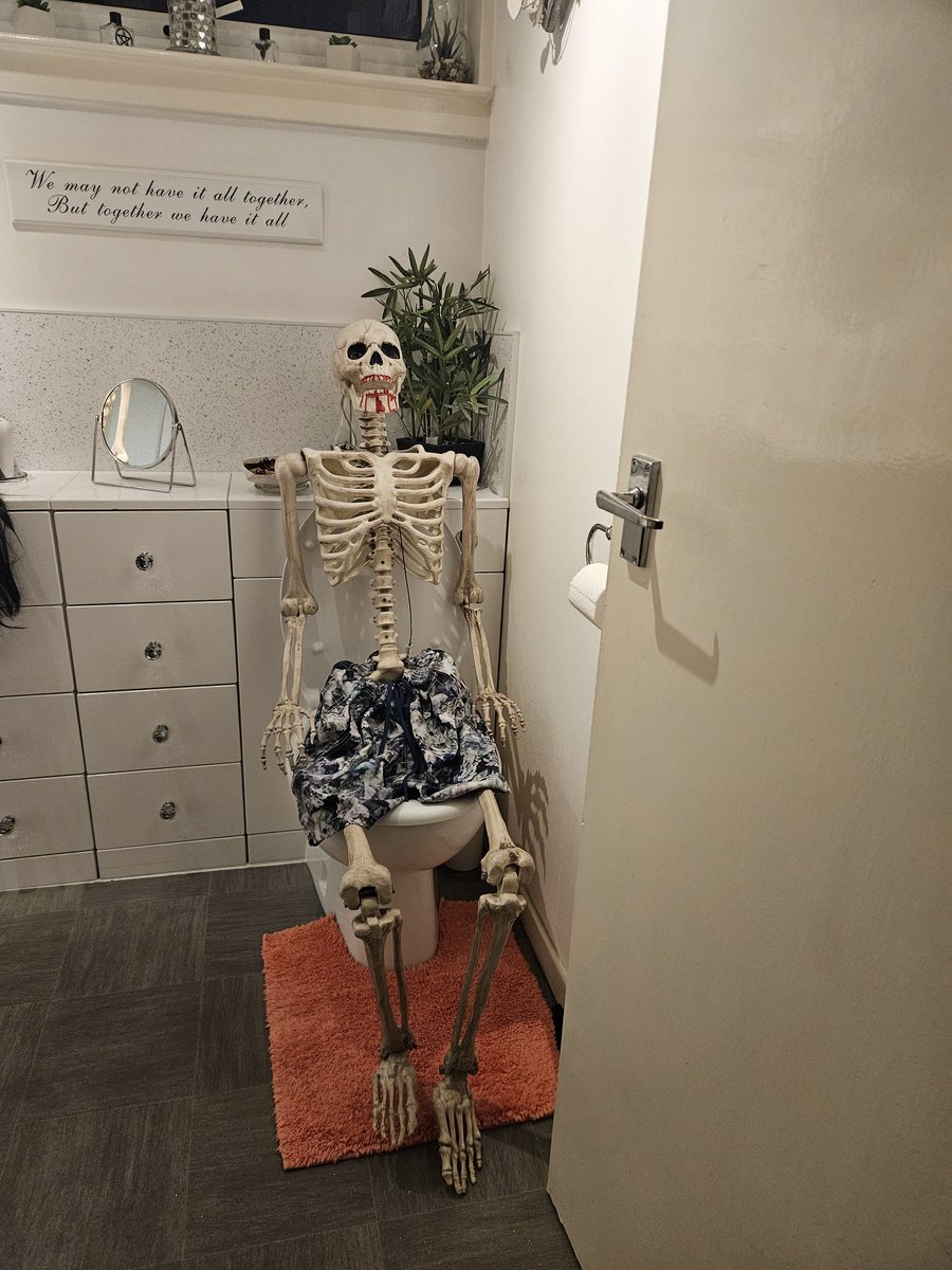 TracyLeeCook1's tweet photo. Guess who's back π€ͺ
#MrBones #MrsBones #skeleton #Halloween https://t.co/iuB3vOcQCF
