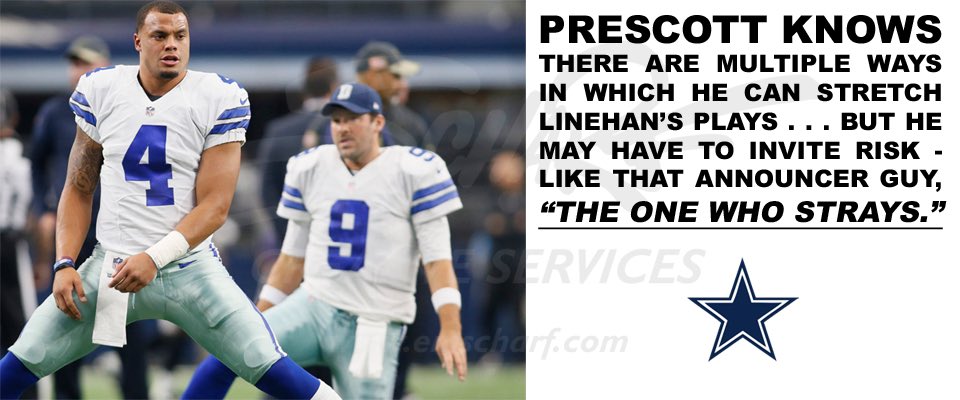 emscharf's tweet photo. @GregCowboys @FrankieKennethL @hornsfan722 BINGO. Though Collinsworth is loathed by many, he acknowledges here what you and I have said o-plenty. Cris, of course, was entirely too tasteful in his description of Romo simply getting to the point of IGNORING #ScottLinehan, like Dak must begin doing to #McCute’s plan. https://t.co/aX1OMHbOuO
